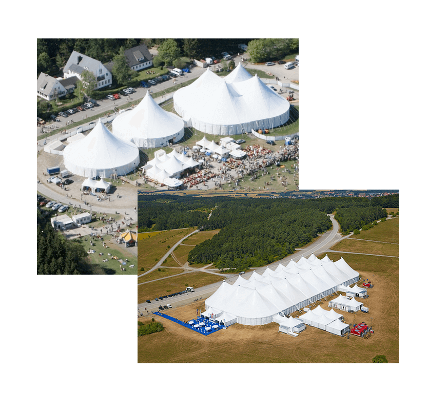 Großzelte Vermietung - MCR Zelte